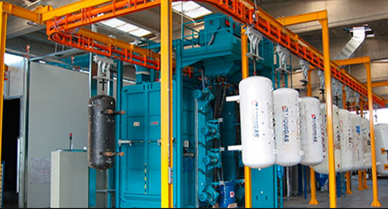 Monorail Conveyor and Paint & Spray Booths