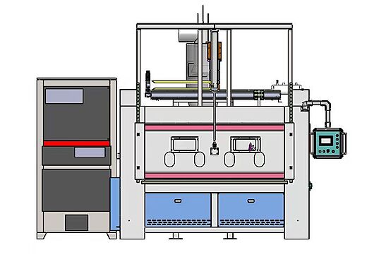 Sand Blast Pneumatic Door