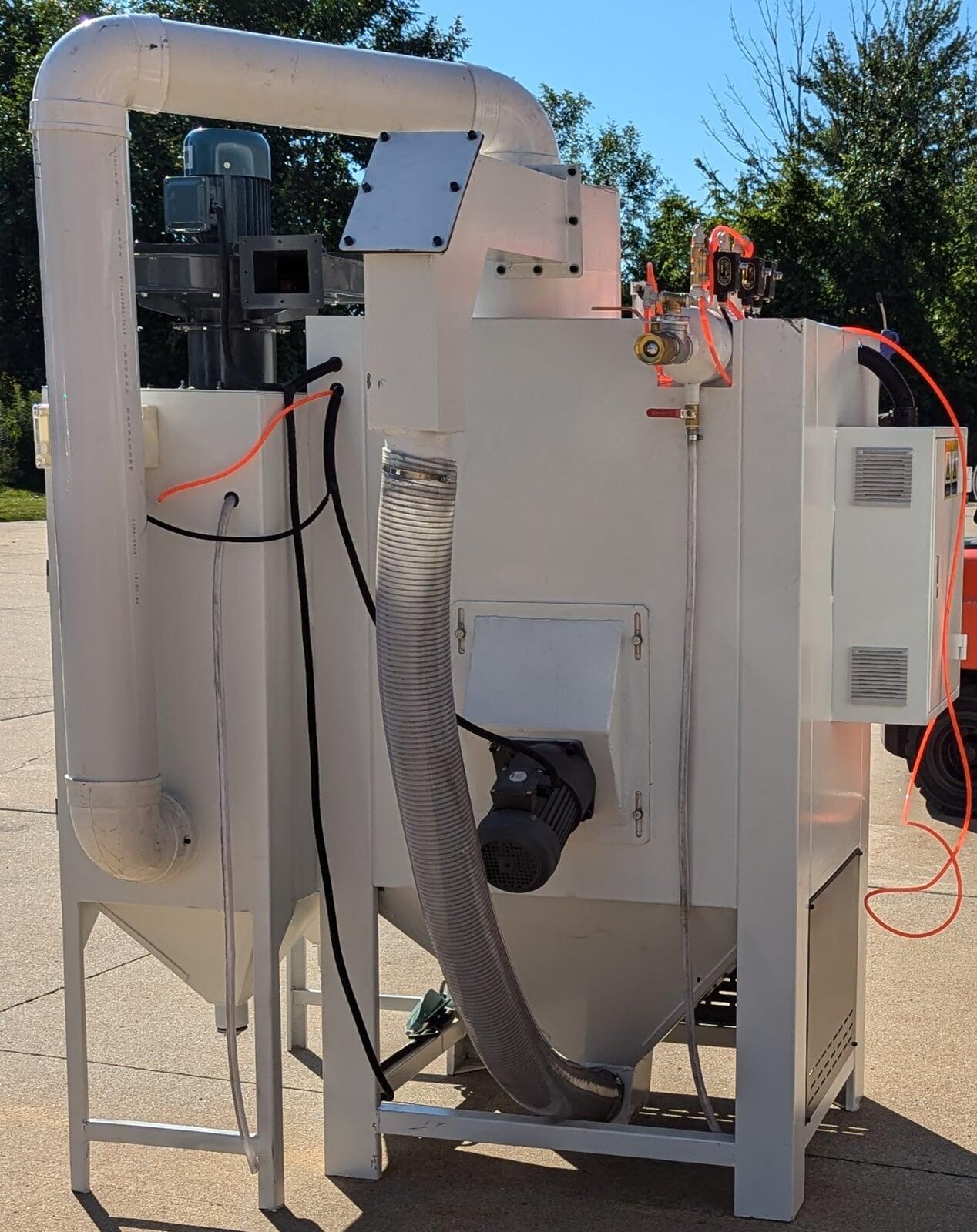 Back of Sand Blast System