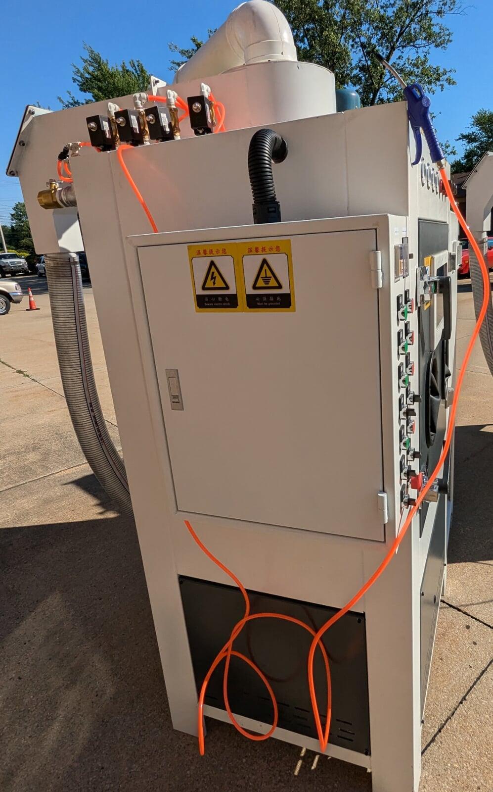 Side View of Air Blast System